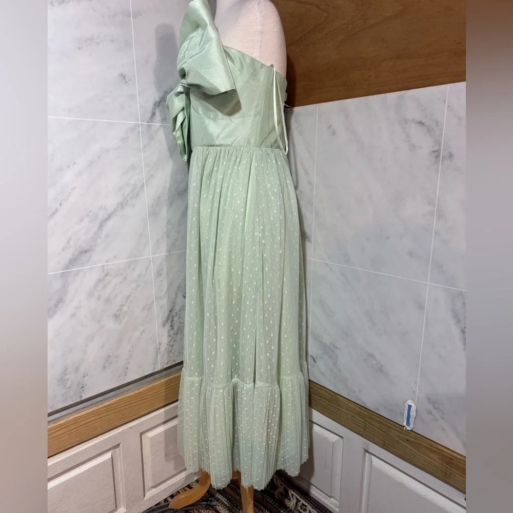 - 😊Anthropologie  Hutch Tulle Bow-Tie Midi Dress size 10 - Picture 5 of 12